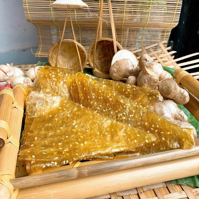 1 XẤP BÁNH TRÁNG DẺO GỪNG SỮA ANH TÚ ĐẶC SẢN TÂY NINH LOẠI 1