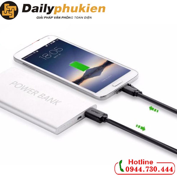 Cáp micro USB dài 0,5m Ugreen 10835 dailyphukien