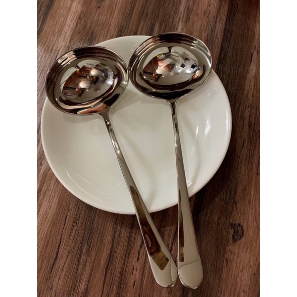 Vá canh inox cao cấp hàng xuất Mỹ 24cm inox 18/10 304 sáng bóng