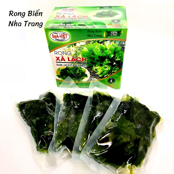 Rong biển xà lách - Hộp 600g gồm 4 gói mỗi gói 150g