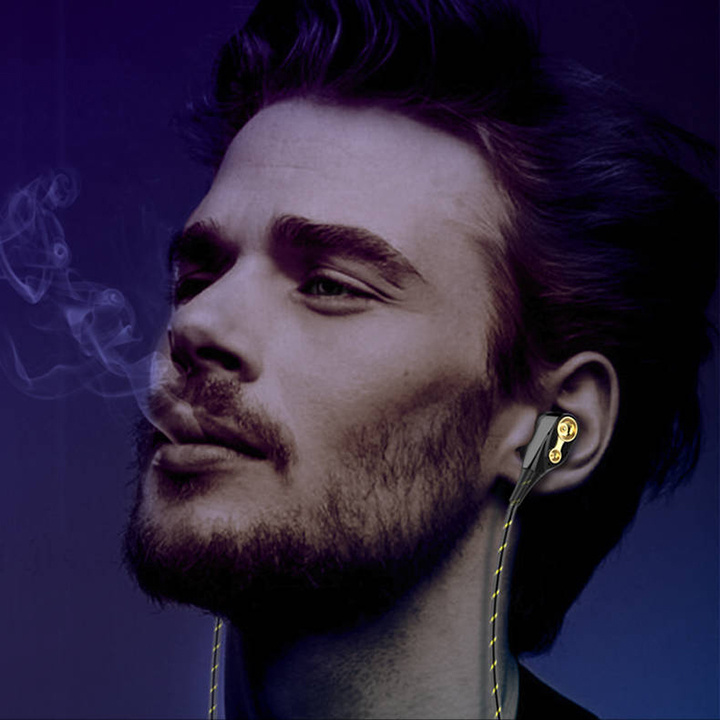 Tai nghe có mic HIFI AHS-Q18 nghe gọi chỉnh âm lượng nút tai chống ồn jack 3.5mm - BH 1 đổi 1 youngcityshop 30.000