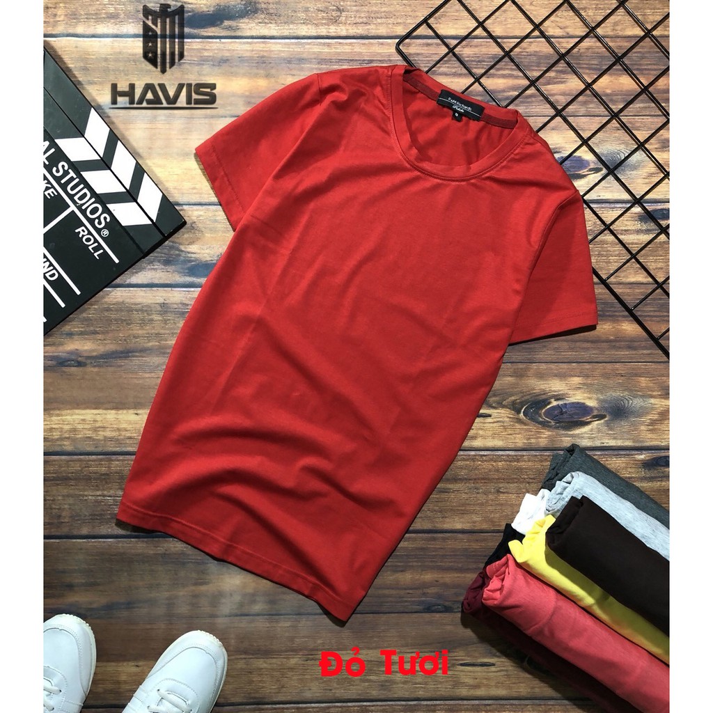 Áo thun nam cổ tròn Richard chất thun cotton thoáng mát AHQ173 | BigBuy360 - bigbuy360.vn