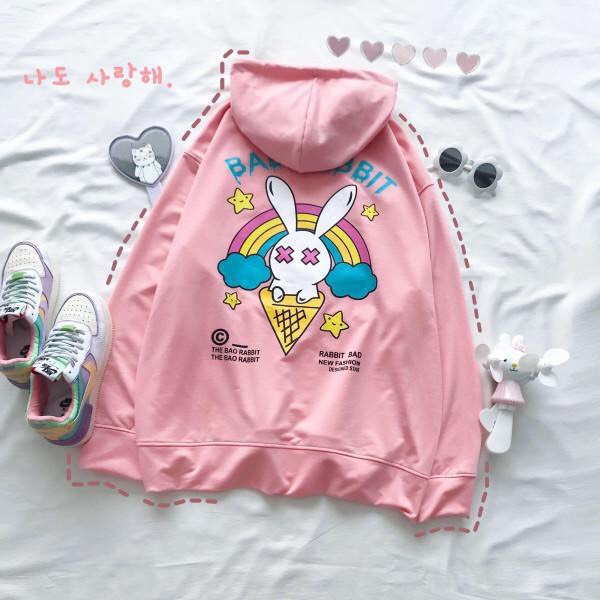 Áo khoác nữ Hoodie áo khoác nỉ form rộng Khóa Dây Kéo Chất Liệu Thun NỈ Ngoại TP [NewUnisex]