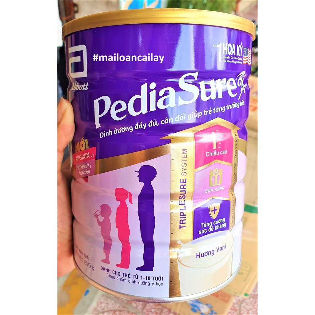 Sữa Bột Pediasure B/A Hương Vani 850gr. Tạp hóa Minh Khôi.