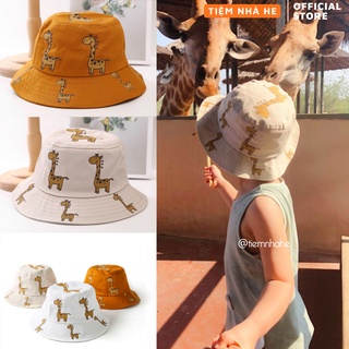 Mũ Bucket Cho Bé Tiệm Nhà He Nón Tai Bèo Maruko Hình Hươu Ngộ Nghĩnh