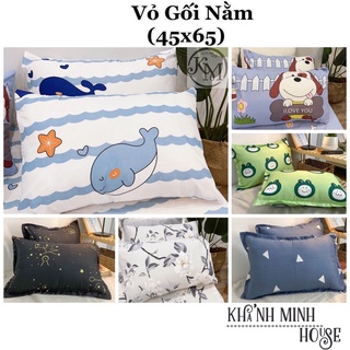 [Ảnh chụp thật]Combo 2 chiếc VỎ GỐI NẰM COTTON POLY (45x65)