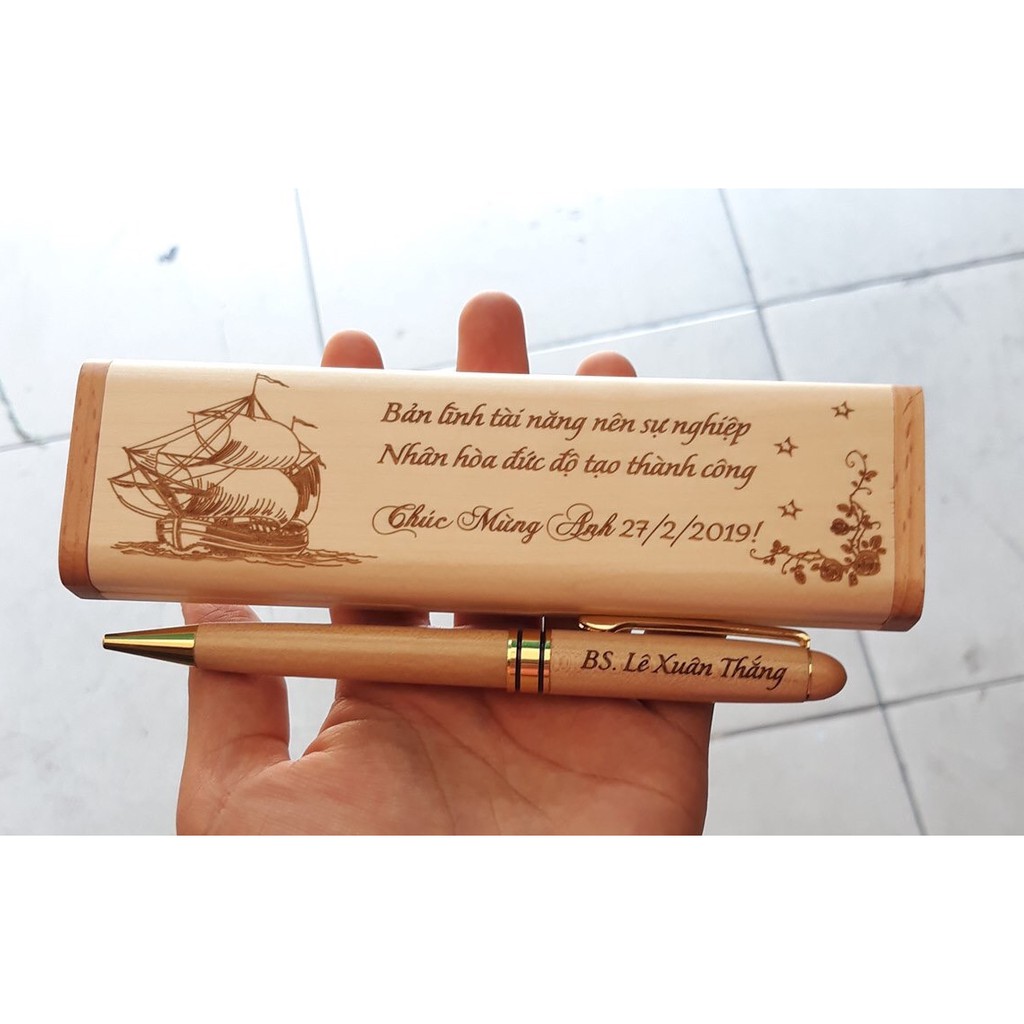 - Bộ Bút Ký Khắc Tên, Logo, Lời Chúc Làm Quà Tặng Ý Nghĩa - Free Khắc Theo Yêu Cầu