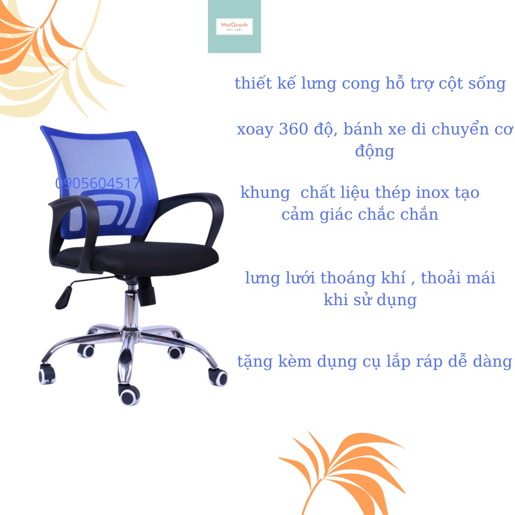 Ghế xoay văn phòng A5001 ghế làm việc văn phòng giá rẻ