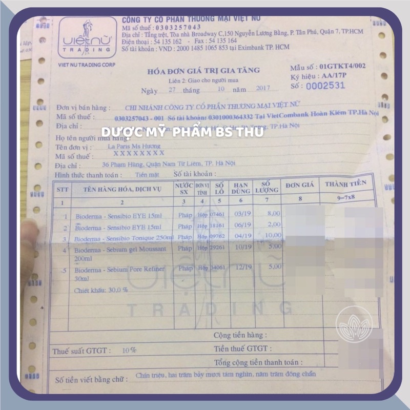 Nước tẩy trang dành cho da dầu mụn Bioderma Sébium H20