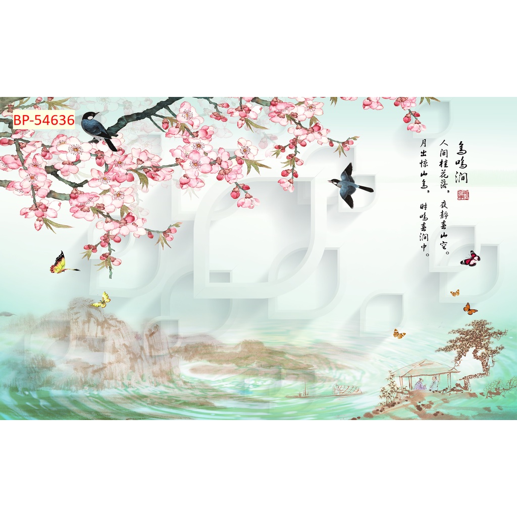 Tranh Dán Tường Phong Cách Đông Dương hot hit, siêu phẩm