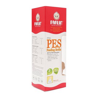 BÌNH SỮA FARLIN 140ML CỔ RỘNG NHỰA PES