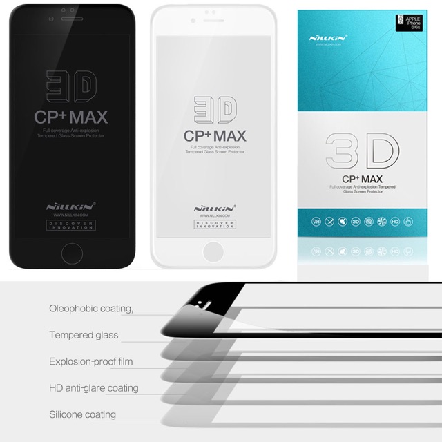 Kính Nillkin iphone 7plus 3D CP+ max