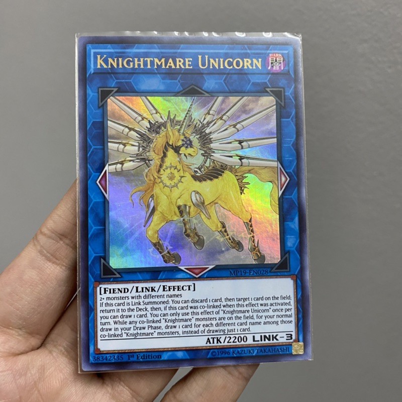 Thẻ bào Yugioh: Knightmare Unicorn - MP19-EN028
