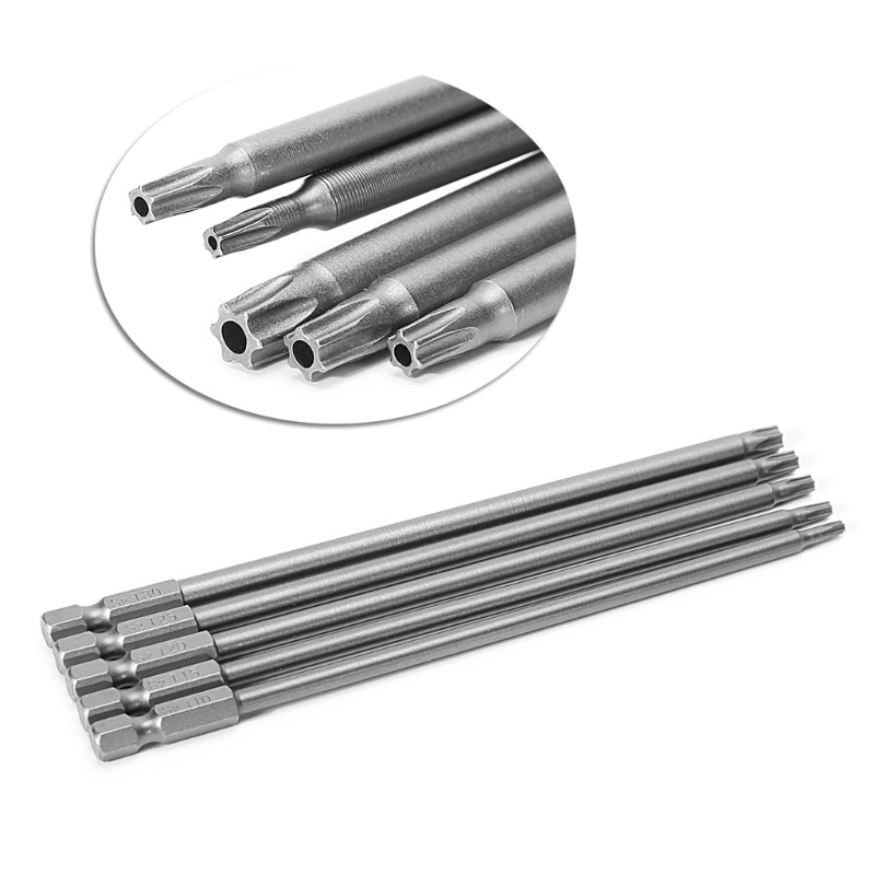 Bộ 5 Mũi Khoan Điện Từ Tính T10-T30 150mm