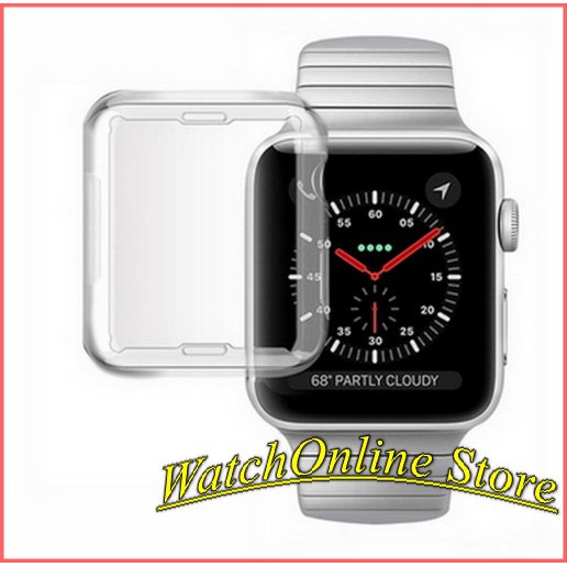 [Full màn] Ốp viền silicon bảo vệ Apple watch Seri 1/2/3/4/5