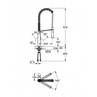Vòi rửa bát Grohe 32950000