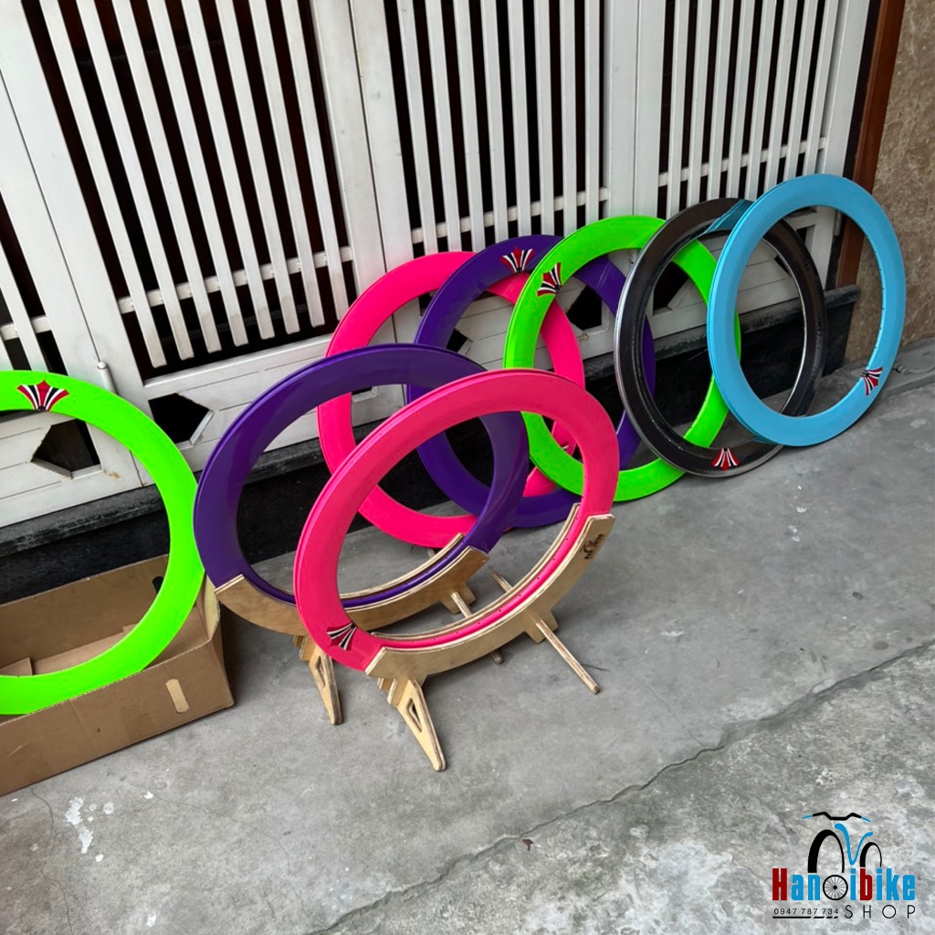 Vành xe đạp FIXED GEAR bản cao 7cm, 9cm 32 lỗ nan hoa