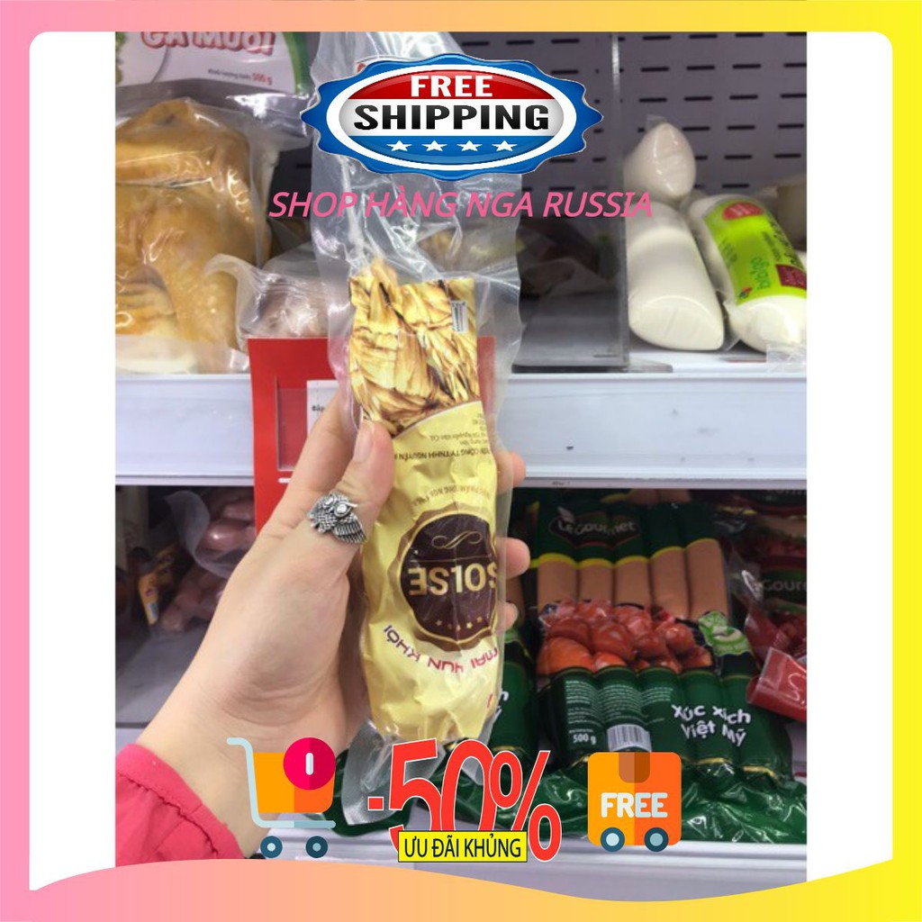 PHOMAI DÂY SOLSE 100g🇷🇺FREESHIP🇷🇺Phomai hun khói Nga ( làm từ sữa bò )