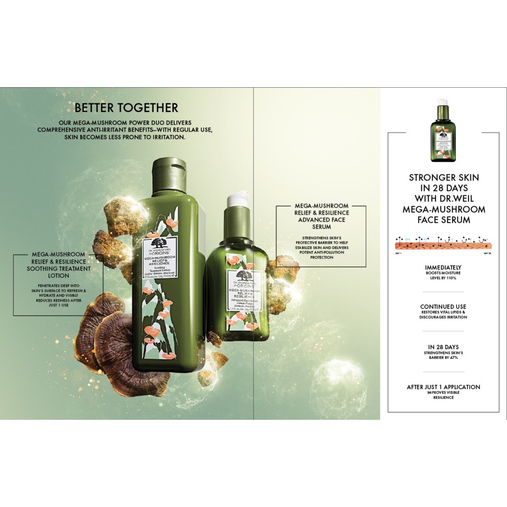 ORIGINS 🌿 Toner nấm phục hồi da Mega-Mushroom Relief & Resilience Soothing Treatment Lotion | BigBuy360 - bigbuy360.vn