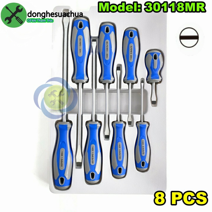 Bộ vít dẹp Kingtony 30118MR 8 cây