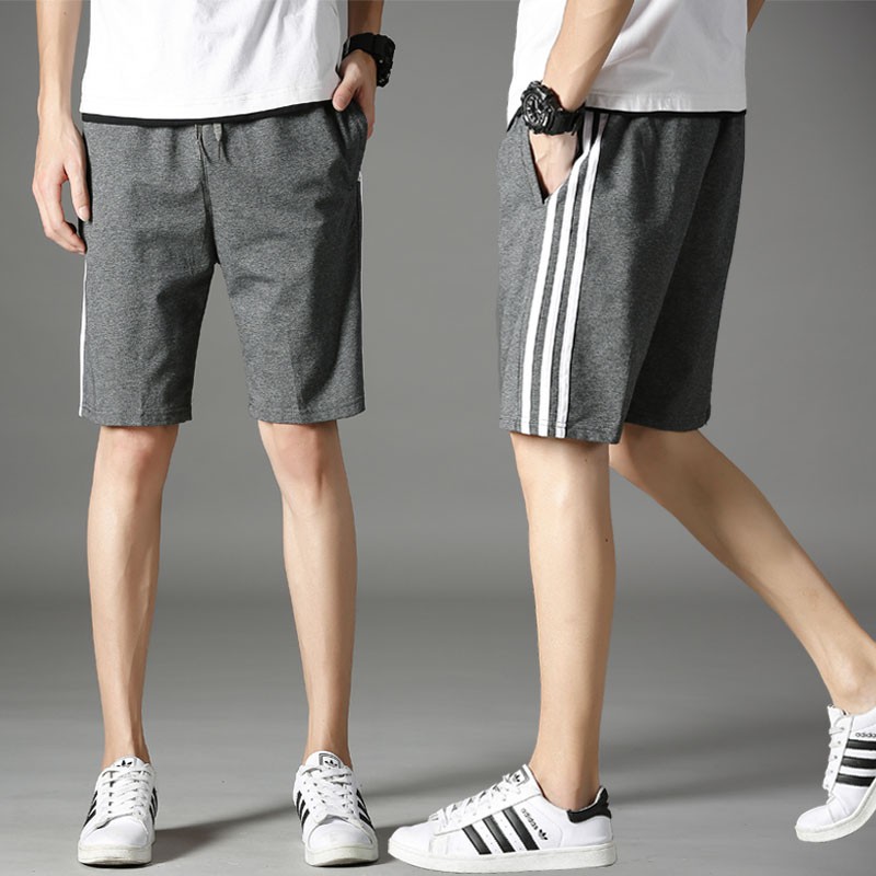 Men's Casual Sports Pants Simple Baggy Large Size Shorts Cotton Pants 1pec
