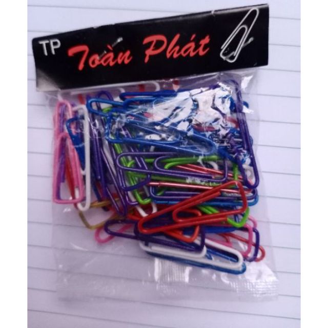 Kẹp nhựa màu C62 (5 bịch)