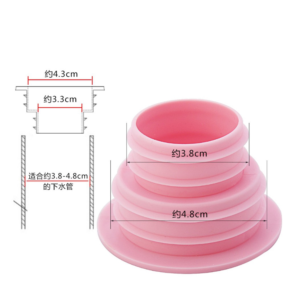 Dụng cụ gắn ống thoát nước máy giặt chống rỉ nước chống côn trùng cho phòng tắm