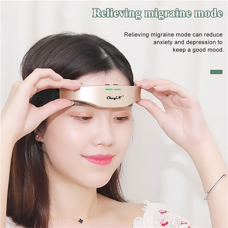 CkeyiN Smart Electric Head Massager Microcurrent Wireless Stress Relief Headache AM288