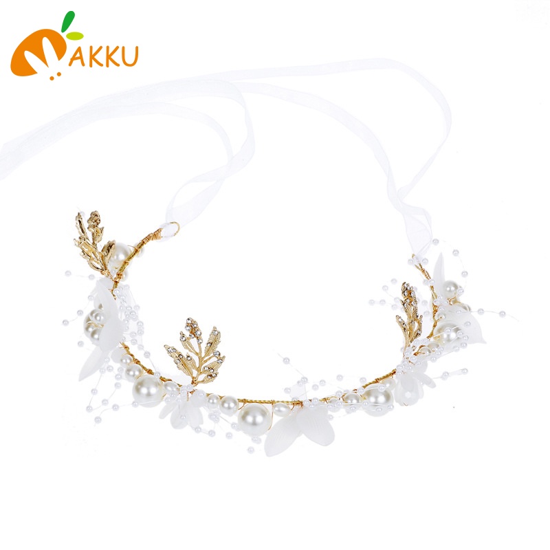 Băng Đô Công Chúa Mori Vòng Hoa Phụ Kiện Đi Bộ Cho Bé Gái AKKU