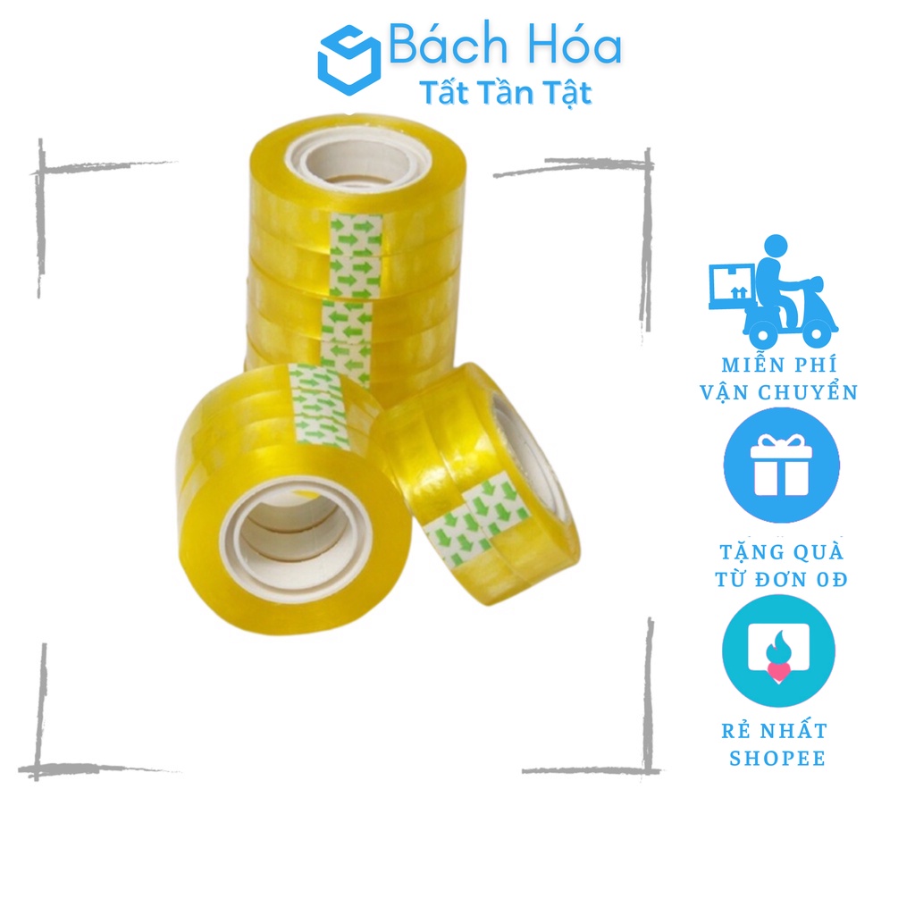 Băng Dính Trong Bản Nhỏ, Băng Dính Chắc, Độ Kết Dính Cao, Kiểu Dáng Nhỏ Gọn, Dễ Dàng Bỏ Túi 1041