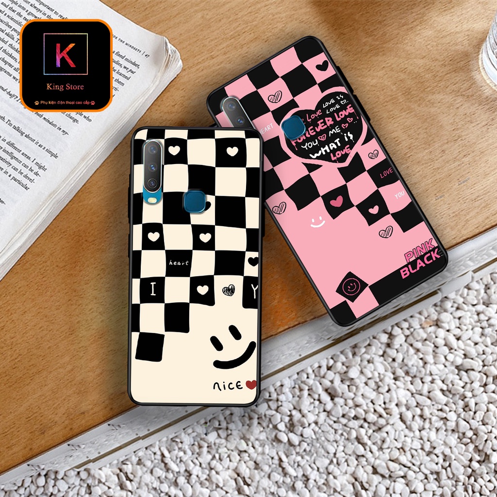 Ốp lưng Vivo Y12 - Y15 - Y17 - U10 - Ốp in hình họa tiết caro bền, đẹp