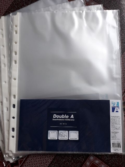 Combo 5 tập túi lỗ loại dày DoubleA 10c/tập