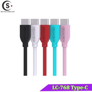 Cáp sạc nhanh lenyes lc 768-type c - cáp sạc chính hãng