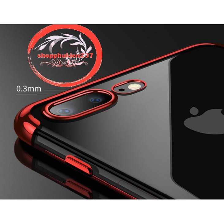 FREESHIP ĐƠN 99K_ỐP LƯNG IPHONE 6, 6S, 6 PLUS, 7, 7PLUS, 8, 8 PLUS, X ỐP DẺO TRONG VIỀN MÀU HAI ĐẦU | BigBuy360 - bigbuy360.vn