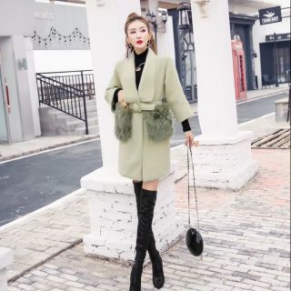 Áo dạ lông túi qccc