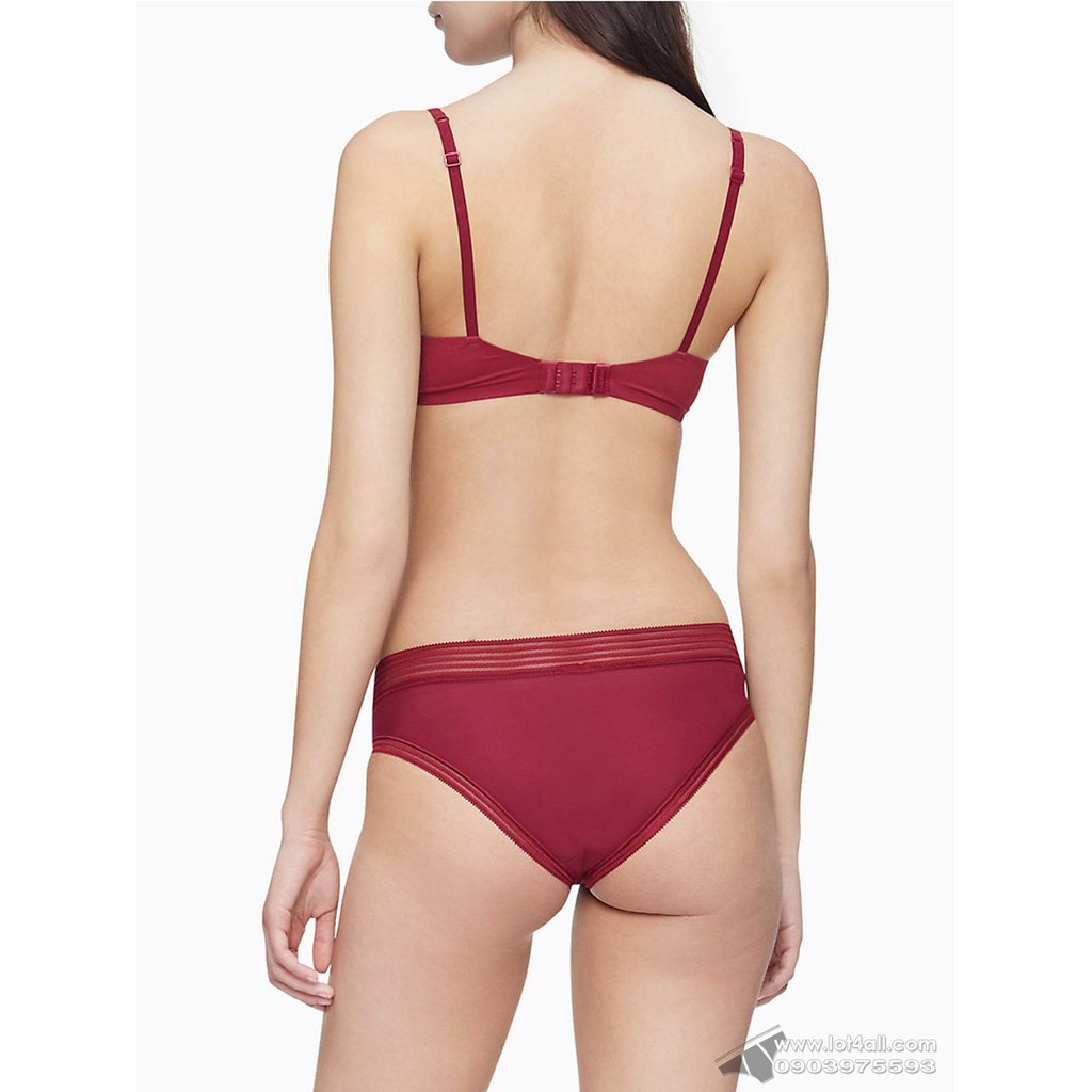 [AUT.] Quần lót nữ Calvin Klein QD3671 Ultra-Soft Modal Bikini Rasberry Jam