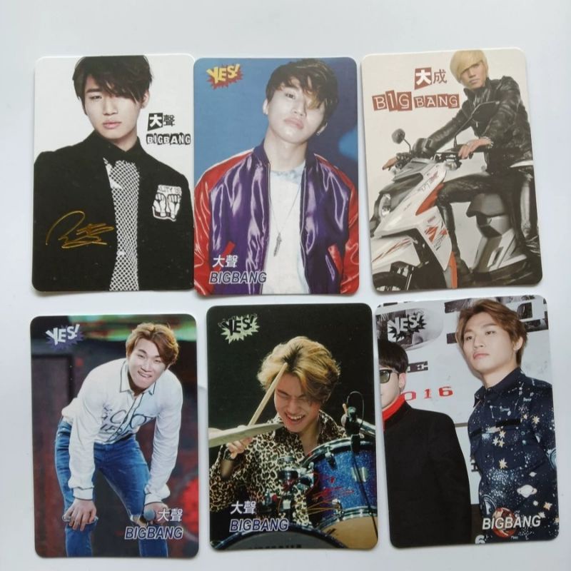 BIGBANG - BỘ SƯU TẬP CARD OFFICAL