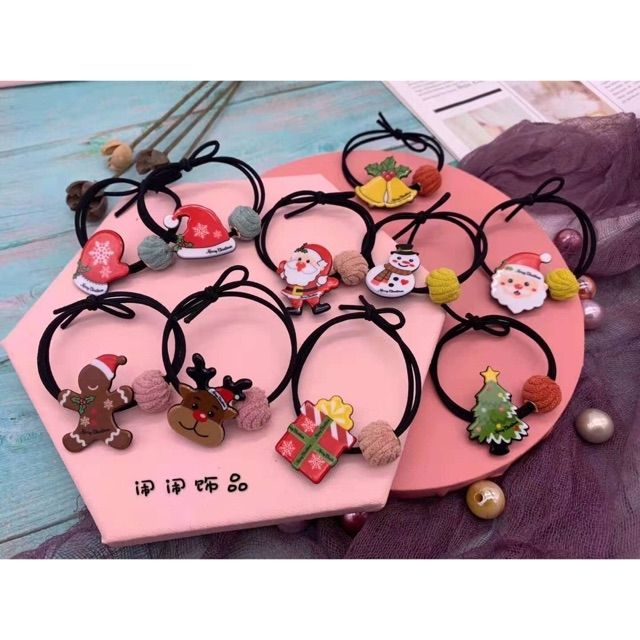 CỘT TÓC NOEL NHIỀU MẪU