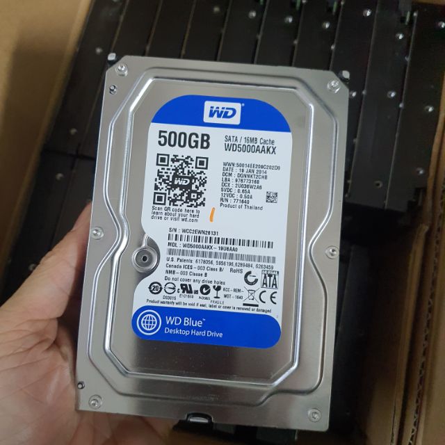 HDD 250G và 500G 3.5 WD hàng bóc máy Đồng Bộ hỗ trợ AE Ghost sẵn win