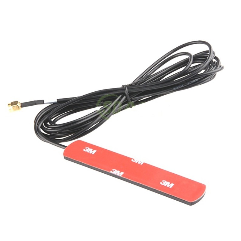 Anten GSM 3G GPRS thanh dẹt dán dây RG174 đầu SMA đực