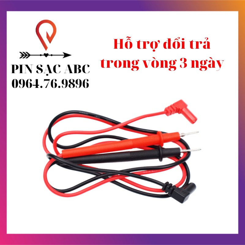 Cặp dây đo đồng hồ vạn năng, dây đo ampe kìm dùng được cho nhiều loại model máy