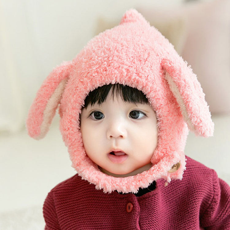 Mũ Trùm Đầu Bảo Vệ Tai Kiểu Hàn Quốc Thời Trang Mùa Đông Cho Bé Từ 1-3 Tuổi