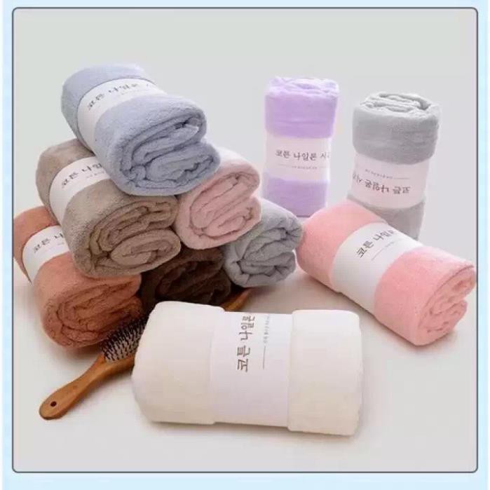 Khăn tắm lông cừu Hàn Quốc siêu mềm mịn - Đồ dùng phòng tắm cao cấp