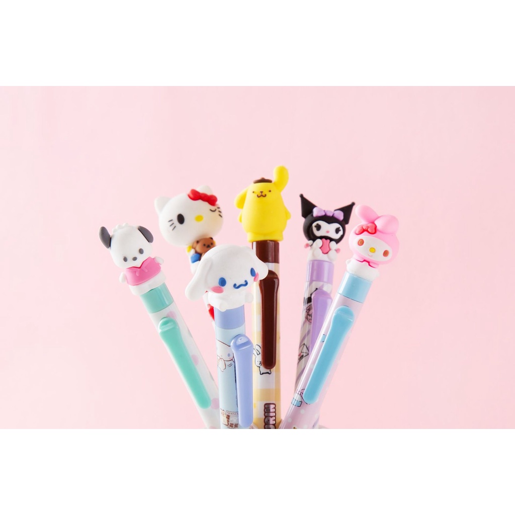 Bút Gel Dạng Nhấn Hình Cún Melody Melody Heshuo 2928 Phong Cách Mới Đáng Yêu Cao Cấp