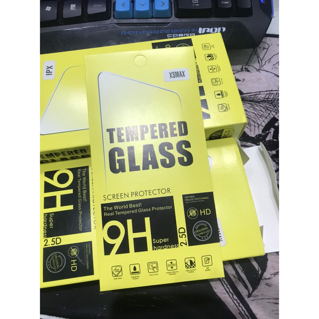 [GIÁ HỦY DIỆT] Siêu kính cường lực giá rẻ 9H 2,5D bảo vệ, chống trày xước, vỡ màn iPhone các loại