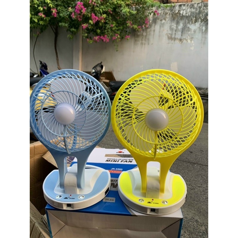 Quạt Sạc Tích Điện JR 5580 Mini Fan Loại 1