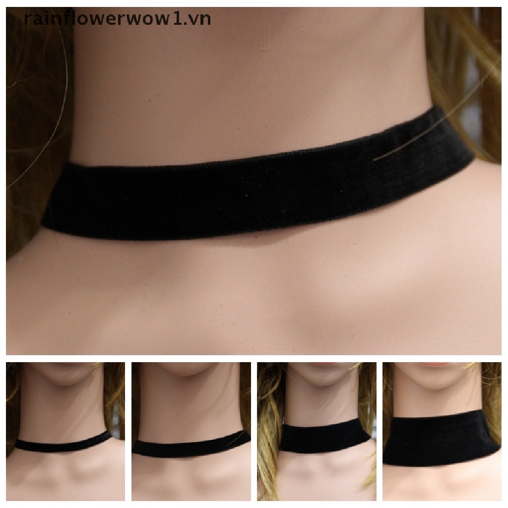 Vòng Cổ Choker Dây Nhung Phong Cách Gothic