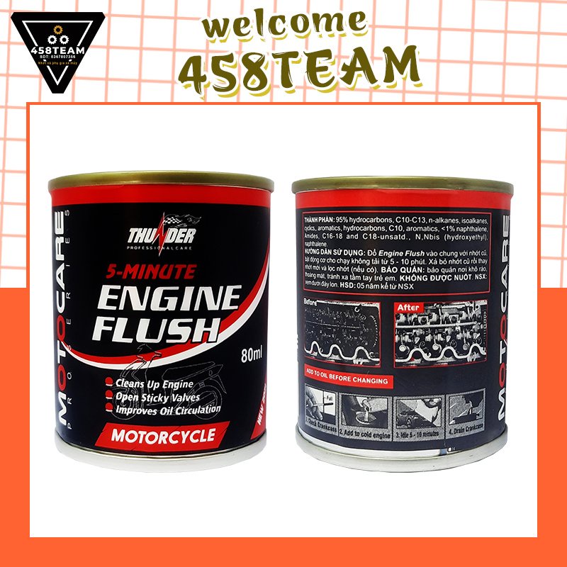 Phụ gia súc rửa động cơ [cao cấp] Thunder ENGINE FLUSH