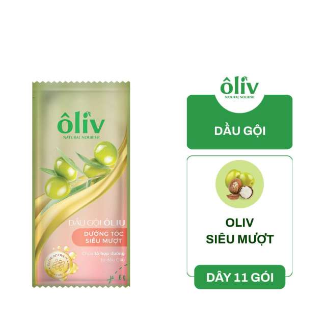 Dây Dầu Gội Ôliv Chắc Khỏe - Bồng Bềnh - Siêu Mượt 12 gói