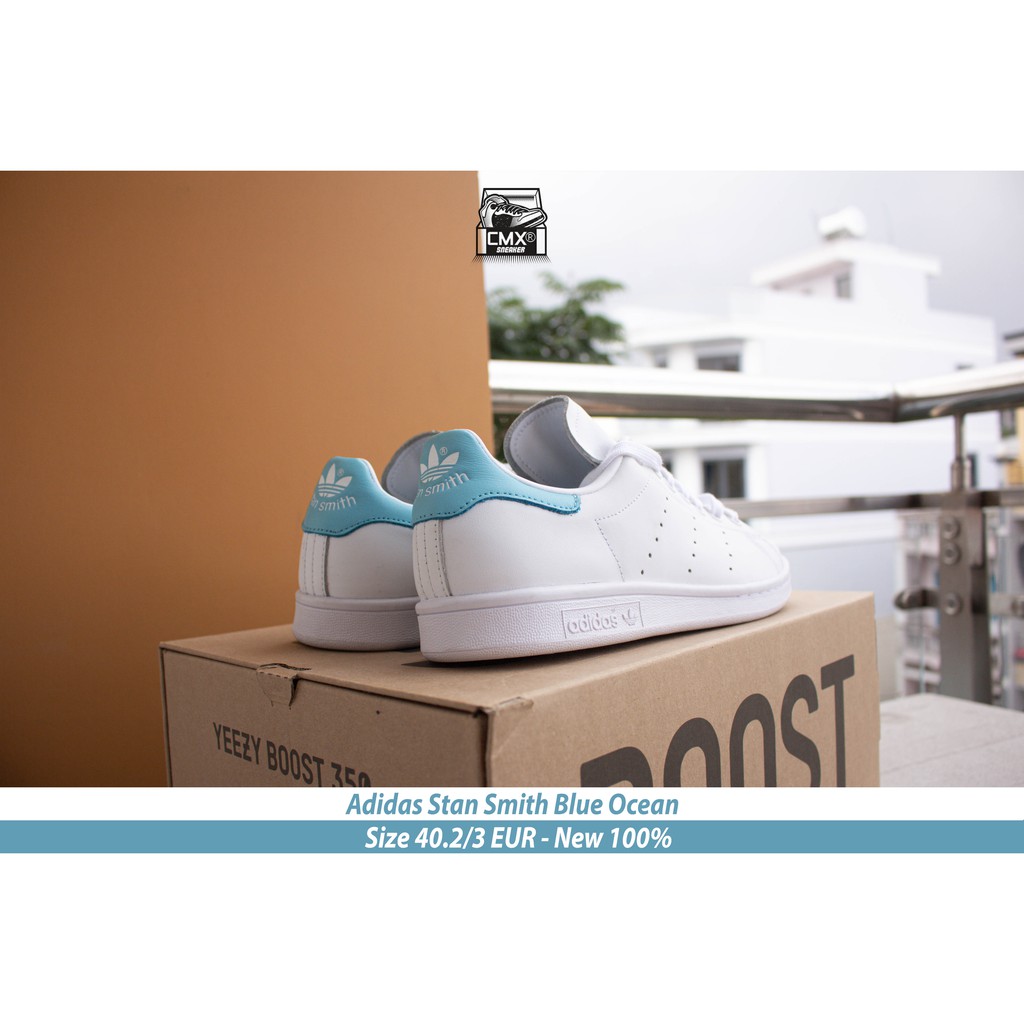 😘 [ HÀNG CHÍNH HÃNG ] Giày Adidas Stan Smith Ocean Blue ( EF4480 ) - REAL AUTHETIC 100%